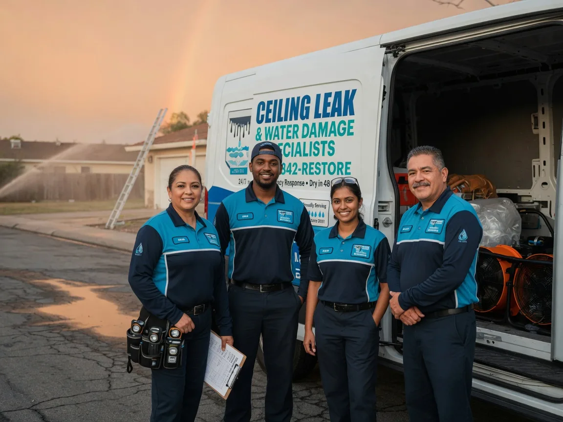 Ceiling Leak Cleanup company in Collison, IL